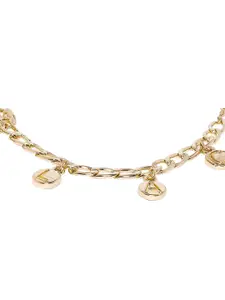 DressBerry Gold-Plated Charm Anklet