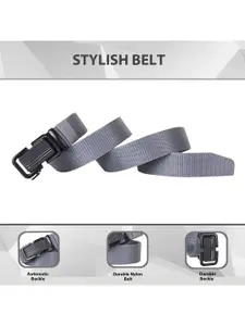 The Roadster Lifestyle Co. Men Colorblocked Wallet & Belt Accessory Gift Set