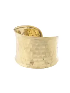 Silvermerc Designs Women Gold-Plated Cuff Bracelet