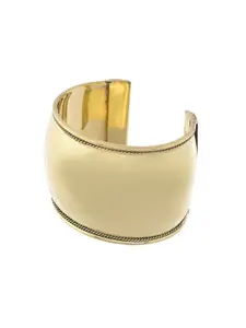 Silvermerc Designs Women Gold-Plated Cuff Bracelet