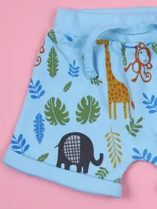 V-Mart Boy Pack Of 2 Printed Shorts