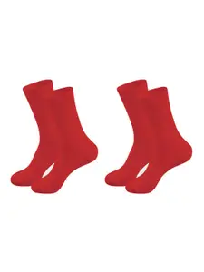 MUKHAKSH Pack Of 3 Calf-Length Socks