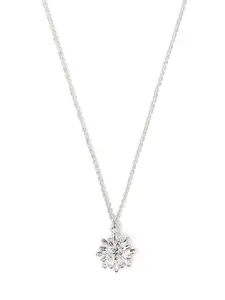 Accessorize Floral-Shaped Pendant With Chain