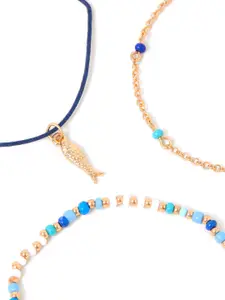 Accessorize Artificial Beads Anklet