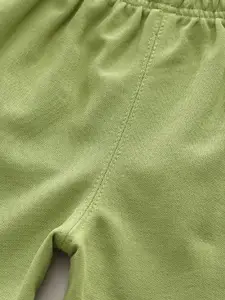 StyleCast x Revolte Boys Printed Peter Pan Collar Pure Cotton T-shirt With Shorts