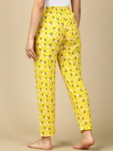 PYNK Women Printed Cotton Lounge Pants