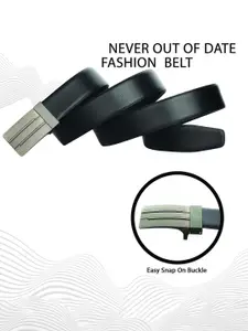 The Roadster Lifestyle Co Men Textured Formal Belts