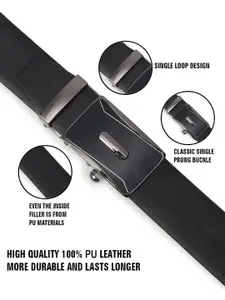 The Roadster Lifestyle Co Men Textured Formal Belts