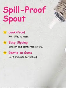 Adore Kids 2 Stage Stainless Steel Regular Neck Feeding Bottle -60ml