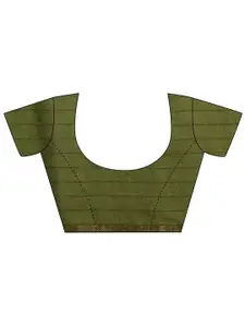 Libas Bandhani Printed Zari Bandhani Saree With Unstitched Blouse Piece