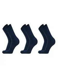 MUKHAKSH Men Pack Of 12 Calf Length Socks