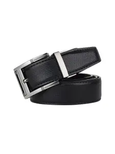 The Roadster Lifestyle Co. Men Textured Adjustable length Formal Belt