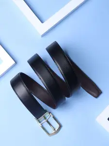 The Roadster Lifestyle Co. Men Textured Formal Belt