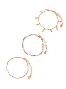 Accessorize Artificial Beads Anklet