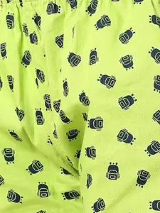 V-Mart Boys Pack of 2 Floral Printed Regular Fit Shorts