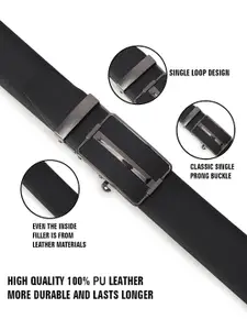 The Roadster Lifestyle Co Men Textured Formal Belts