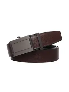 The Roadster Lifestyle Co. Men Textured Formal Belts