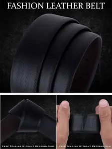 The Roadster Lifestyle Co. Men Textured Reversible Formal Belt