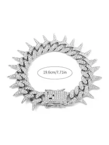 SALTY Men Stainless Steel Necklace With Bracelet Jewellery Set