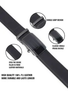 The Roadster Lifestyle Co Men Textured Formal Belts