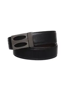 The Roadster Lifestyle Co. Men Textured Pin Buckle Formal Belt