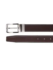 The Roadster Lifestyle Co Men Textured Formal Belt