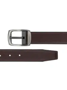 The Roadster Lifestyle Co Men Textured Pin Buckle Formal Belt