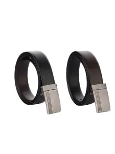 The Roadster Lifestyle Co Men Textured Formal Belts