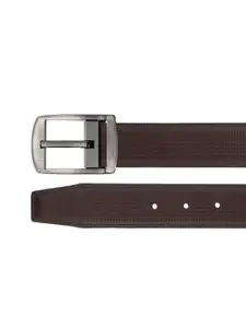 The Roadster Lifestyle Co Men Textured Formal Belt