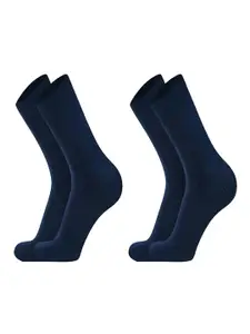 MUKHAKSH Men Pack Of 6 Calf Length Socks