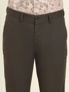 JADE BLUE Men Slim Fit Trousers