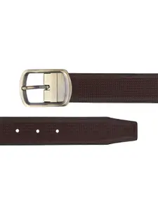 The Roadster Lifestyle Co Men Textured Reversible Formal Belt