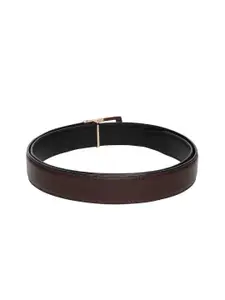 The Roadster Lifestyle Co. Men Textured Formal Belts