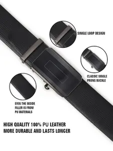 The Roadster Lifestyle Co Men Textured Formal Belts