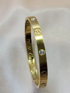 DressBerry Gold-Plated Cuff Bracelet