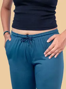 Kryptic Pack Of 2 Cotton Mid-Rise Lounge Pants