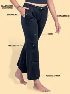 Kryptic Pack Of 2 100% Cotton Mid-Rise Lounge Pants