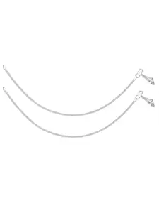 LeCalla 925 Sterling Silver-Plated Anklet