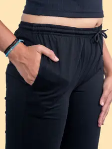 Kryptic Pack Of 2 100% Cotton Mid-Rise Lounge Pants