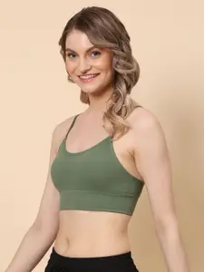 FiveFlag Women Bra Full Coverage Heavily Padded Underwired Workout Bra