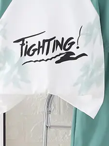 INCLUD Boys Printed Round Neck T-shirt With Trousers