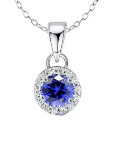 LeCalla Silver-Plated Circular Pendants with Chains