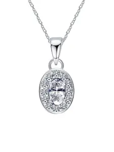 LeCalla Silver-Plated Circular Pendants with Chains