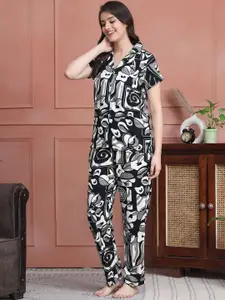 Claura Women Printed Night suit