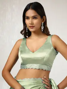 Soch Embellished Beads and Stones Satin Saree