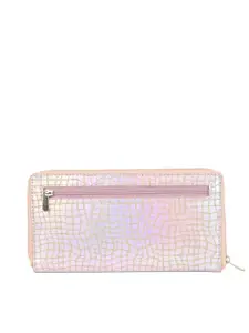 Baggit Women Abstract Printed PU Zip Around Wallet