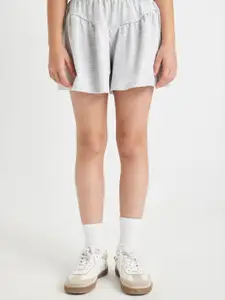 DeFacto Girls Printed Round Neck Sleeveless T-shirt With Shorts