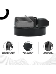 Provogue Men Textured Reversible Formal Belt