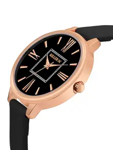 Killer Women Patterned Dial & Leather Straps Analogue Watch HOBKL-125-BK