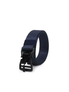 Provogue Men Textured Slider Buckle Belt